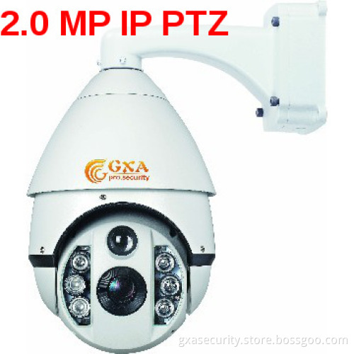 2.0 MP PTZ high speed dome IP camera speed high camera